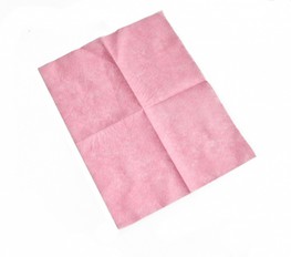 Салфетка вискозная 30х38 розовая без упаковки