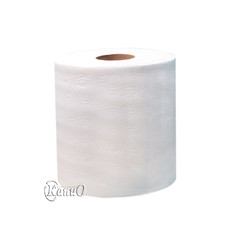 Рулонные полотенца 2 слойные, 120 метров, белые, 100% целлюлоза, h-19,5 см, 17 гр. Премиум.