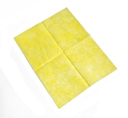 Салфетка вискозная 30х38 желтая без упаковки
